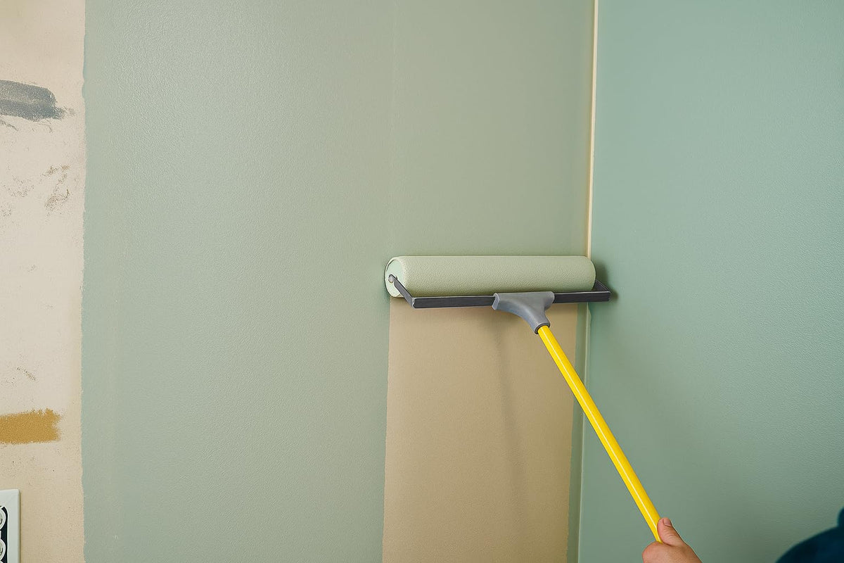 ROLLINGDOG two roller covers delivering smooth, lint-free finish on walls.