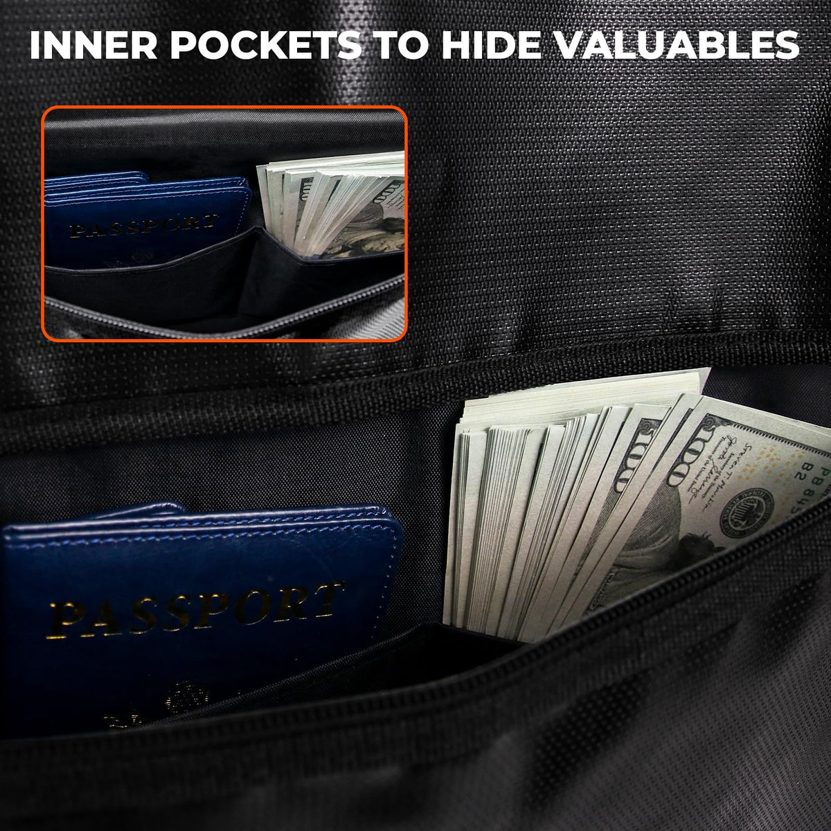 ROLOWAY four-layer fireproof structure offers added protection for valuables.