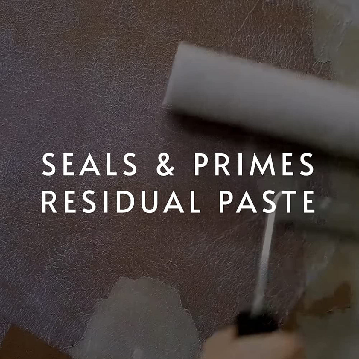 Roman PRO-999 clear matte finish provides tack to improve wallpaper adhesion.