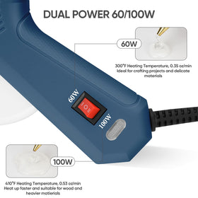 ROMECH 100W mode heats to 410°F for thicker materials and faster bonding