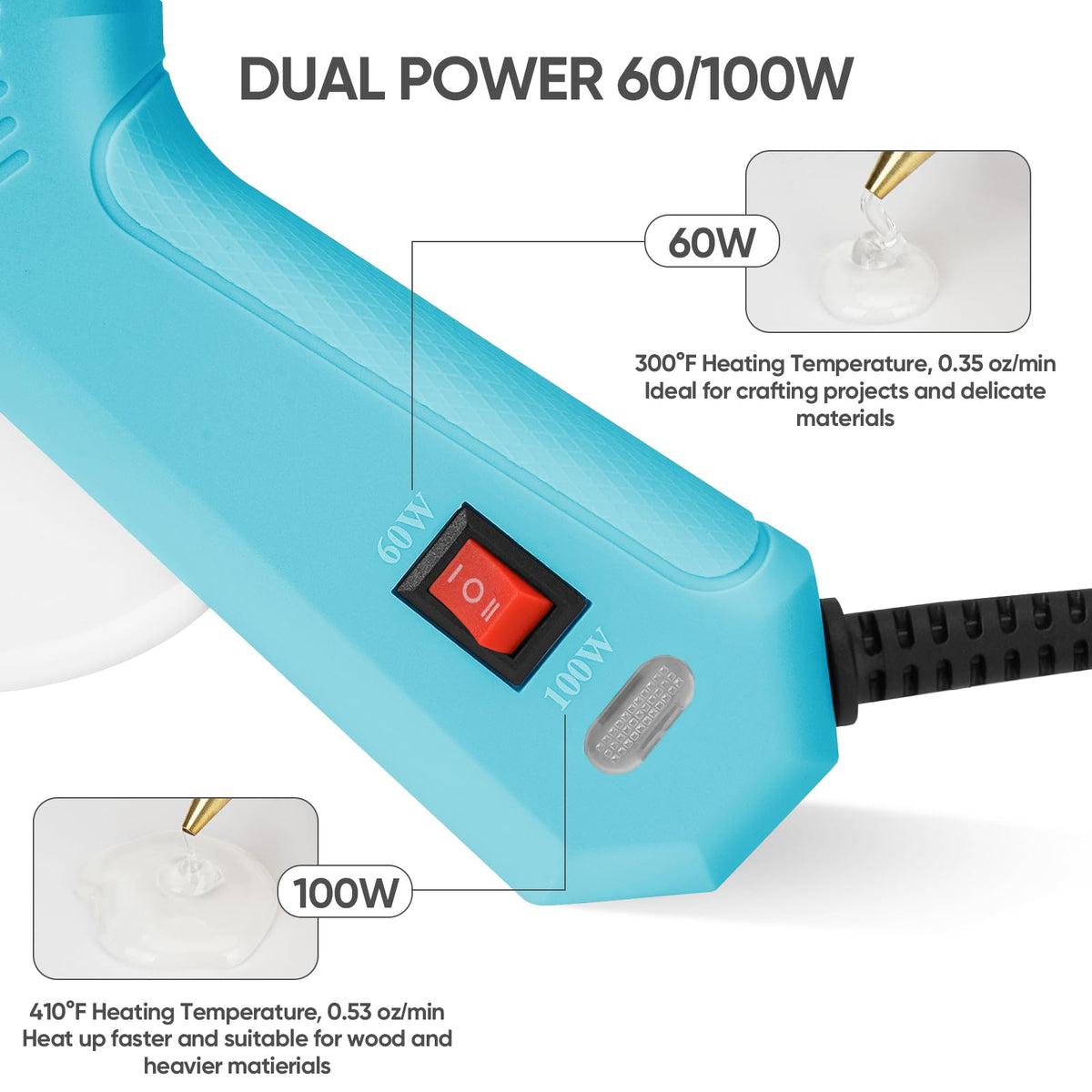 ROMECH CE-certified gun with safety fuse protects against short circuits.