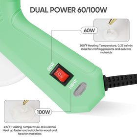 ROMECH copper-nozzle for smooth, even glue flow.