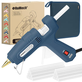 ROMECH full-size glue gun with dual power for versatile crafting projects