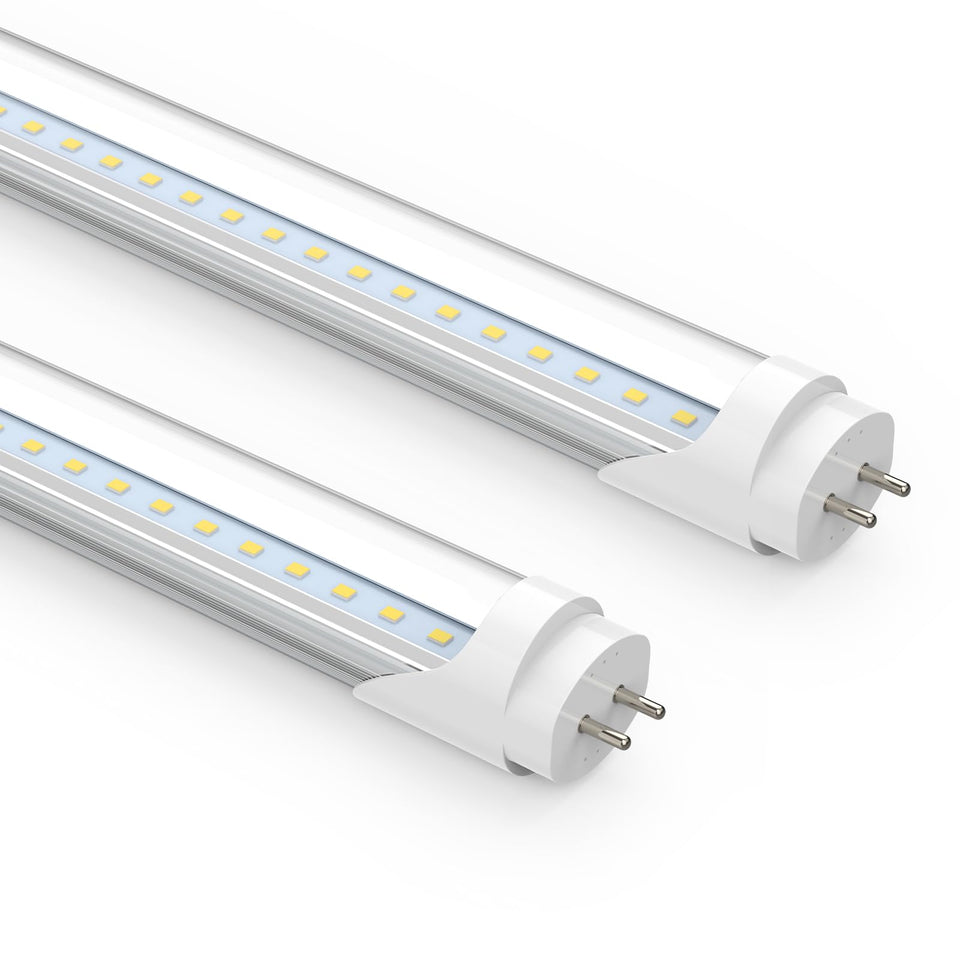 Romwish 36-inch T8 LED tube light packaging with components for quick setup