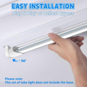 Romwish under-cabinet kitchen lighting using 36-inch LED tubes