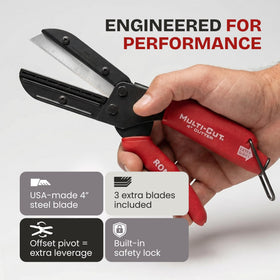 Ronan Multi-Cut 401 ergonomic grip aids comfortable use