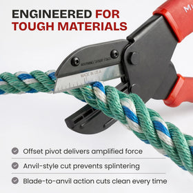 Ronan Multi-Cut safety lock keeps the tool safely closed when not in use.