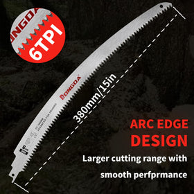 Rongda 6TPI pruning blade designed for fast wood pruning and clean finishes