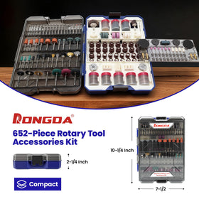 RONGDA organized storage case keeps accessories secure and easy to transport.