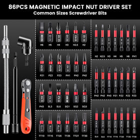 Rongda S2 bits deliver high-torque performance with durable steel.