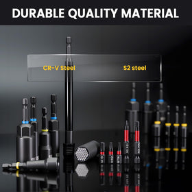 Rongda magnetic tip grips nuts and bolts securely during operation.