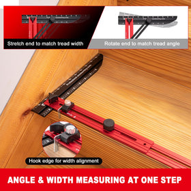 RONGPRO laser-engraved red markings stay clear during heavy jobsite work