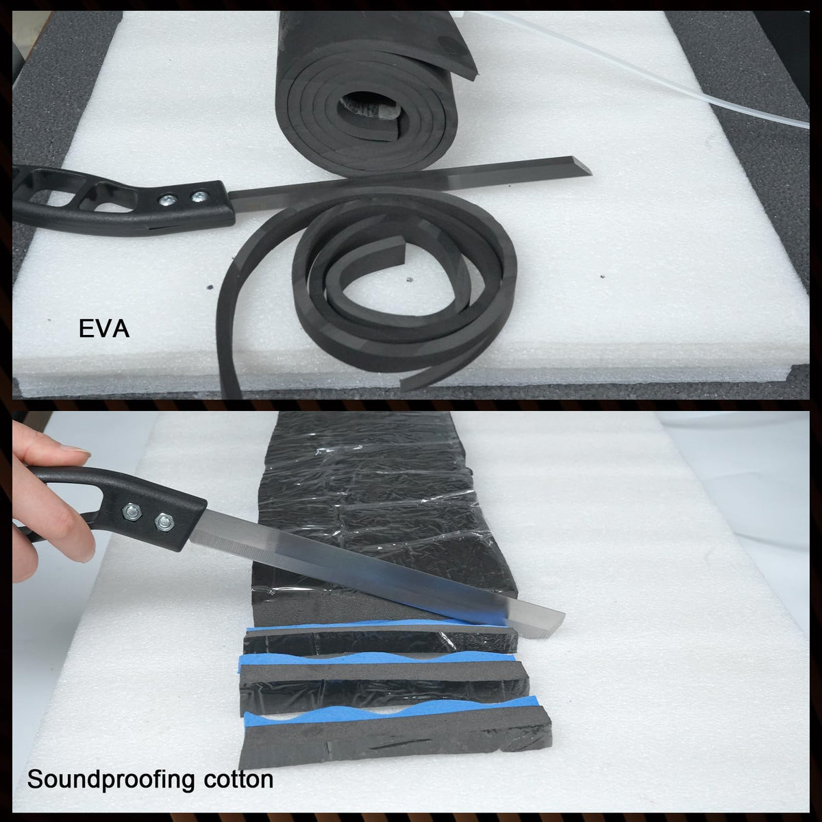 RONGTER Special Sponge Cutting Knife delivers a smooth edge with minimal fraying.