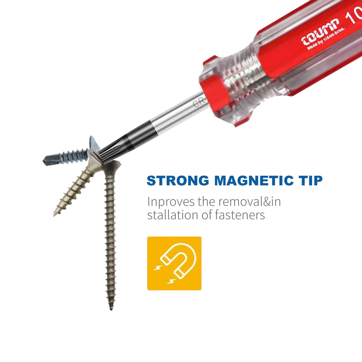 RONMAR chrome vanadium blades deliver durability and hardness.