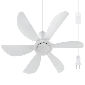 Roodike 22.5-inch ceiling fan installed in a gazebo for outdoor cooling