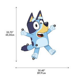 RoomMates Bluey wall decal idea offers playful, affordable room decoration.