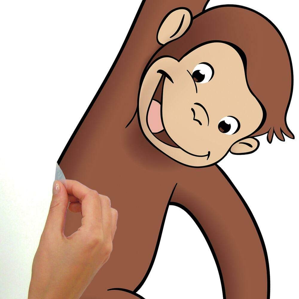 RoomMates Curious George clouds add dreamy ambiance for kids' rooms.
