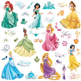 RoomMates Cinderella princess decals for easy, removable wall decor.