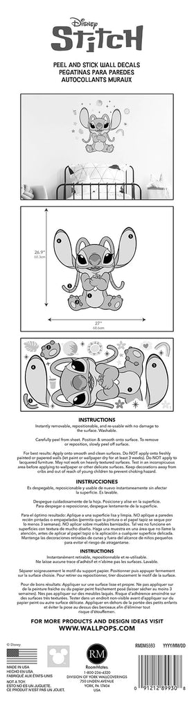 RoomMates Disney wall stickers Angel pack offers quick, flexible decor options.