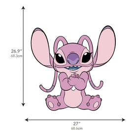 RoomMates Lilo and Stitch Angel room decor assembly creates a cohesive space.