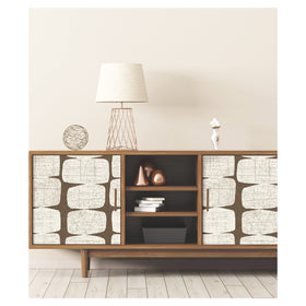 RoomMates RMK12349PL beads wallpaper thicker than standard paper look.