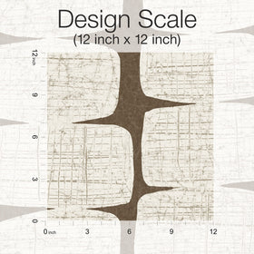 RoomMates RMK12349PL beads wallpaper repositionable roll shows no residue.