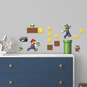 RoomMates Mario coins decals add sparkle to any smooth wall.