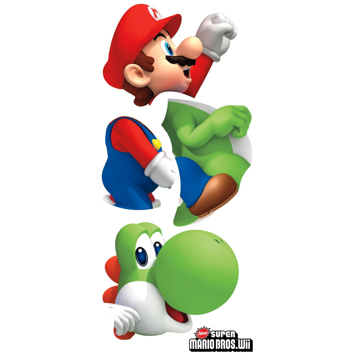 RoomMates Yoshi Mario decals removable, no residue, easy update