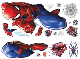 RoomMates Spider-Man peel-and-stick application on clean walls for quick setup