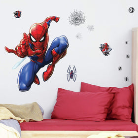 RoomMates Spider-Man renter-friendly decor easily removable without wall damage