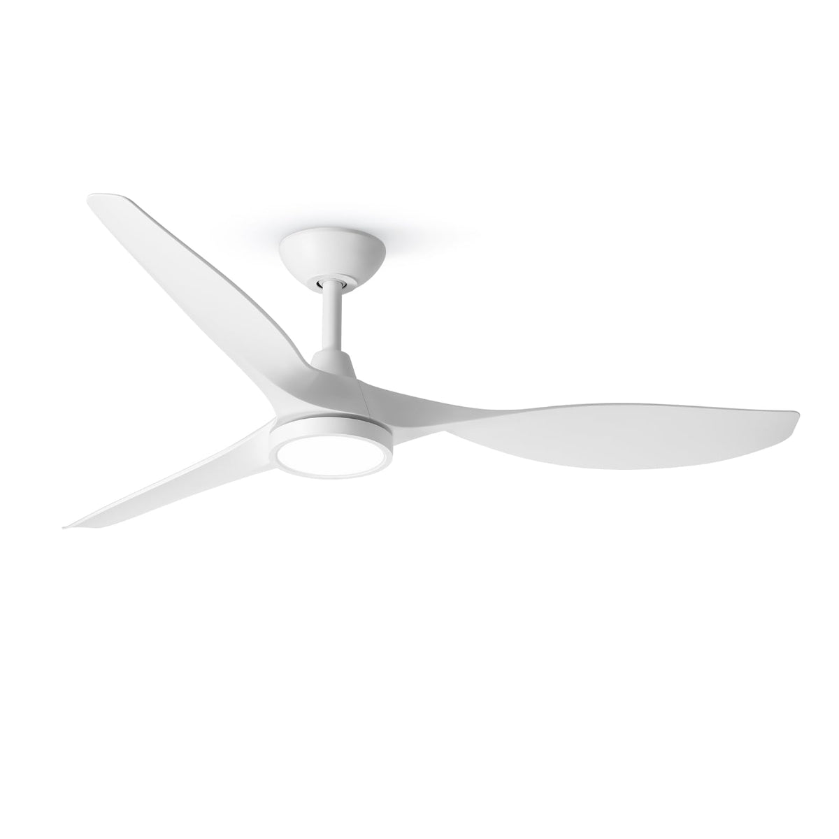 Roomratv ceiling fan with LED light delivering broad airflow for living spaces