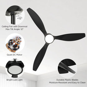 Roomratv LED light provides 3 color temperatures for customizable ambience