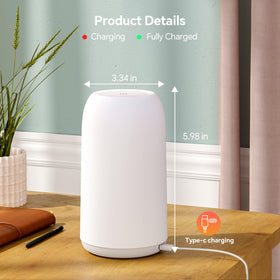 ROOTRO sleep-friendly lighting with extended runtime options