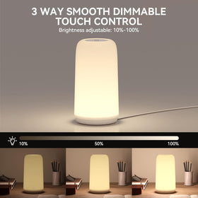 Night light mode offers a subtle glow for late nights with ROOTRO.