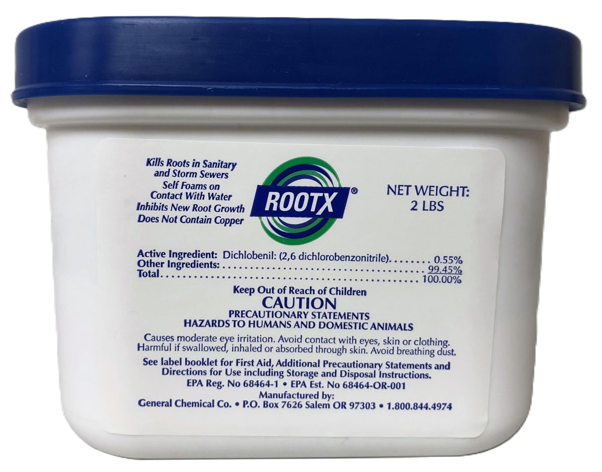 ROOTX will not instantly unblock a blocked sewer line