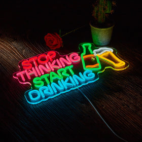 Roouneon 17x13 inch neon sign fits compact spaces and rooms.