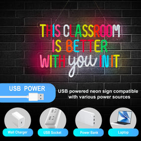 Roouneon wall decor light features easy-hang chain for quick setup
