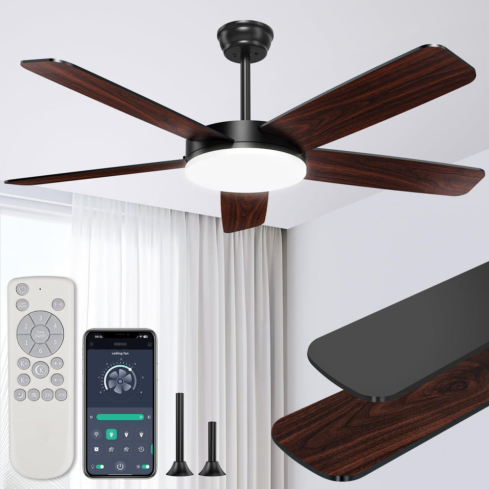 Ropelux 52-inch fan remote control enables easy, precise cooling in any living space.