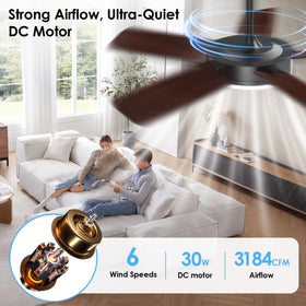 Ropelux LED light 12inch brightens rooms with dimmable warmth.