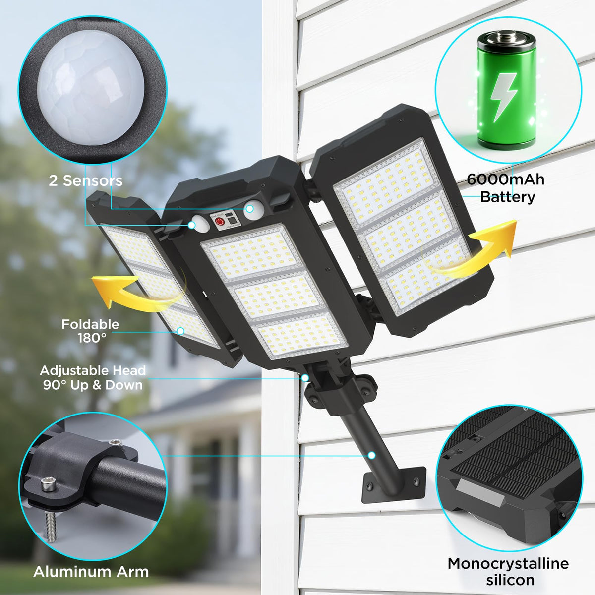 RopeLux dusk-to-dawn mode ensures smart lighting.