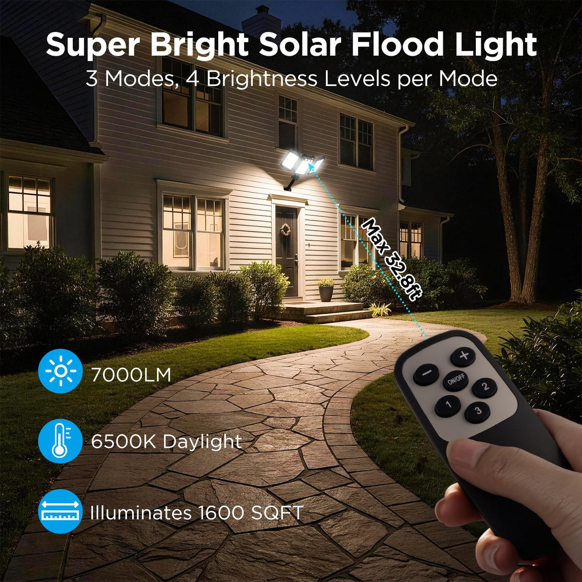 RopeLux remote-control feature easing outdoor light management.