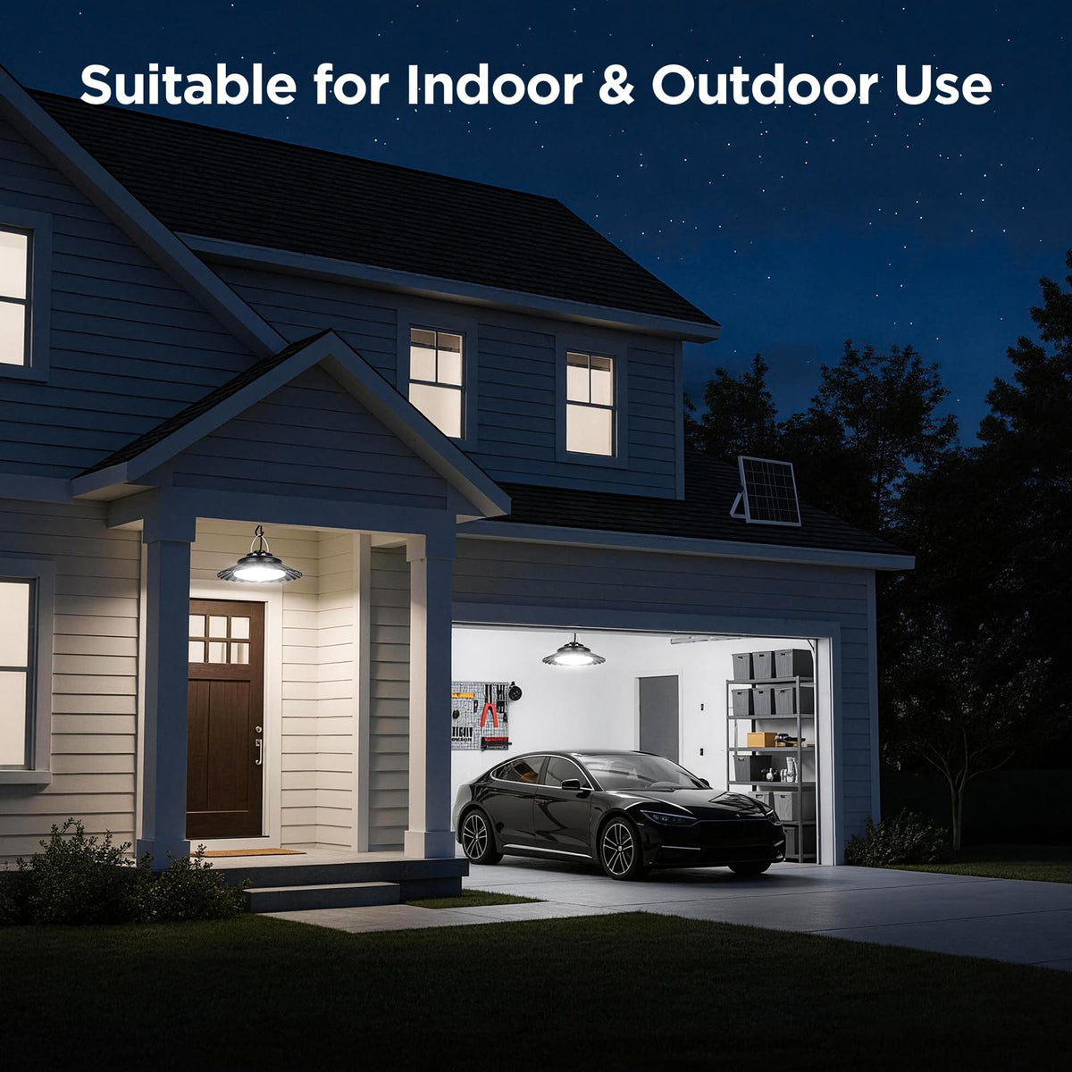 Ropelux motion sensor feature enables hands-free nighttime lighting for safety