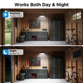 Ropelux remote control to adjust brightness and sensor time for flexible lighting