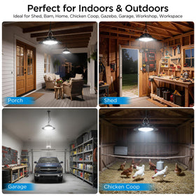 Ropelux pendant-style outdoor light for versatile indoor and outdoor placement
