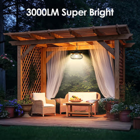 Ropelux Solar Shed Light with remote control enables easy operation from anywhere.