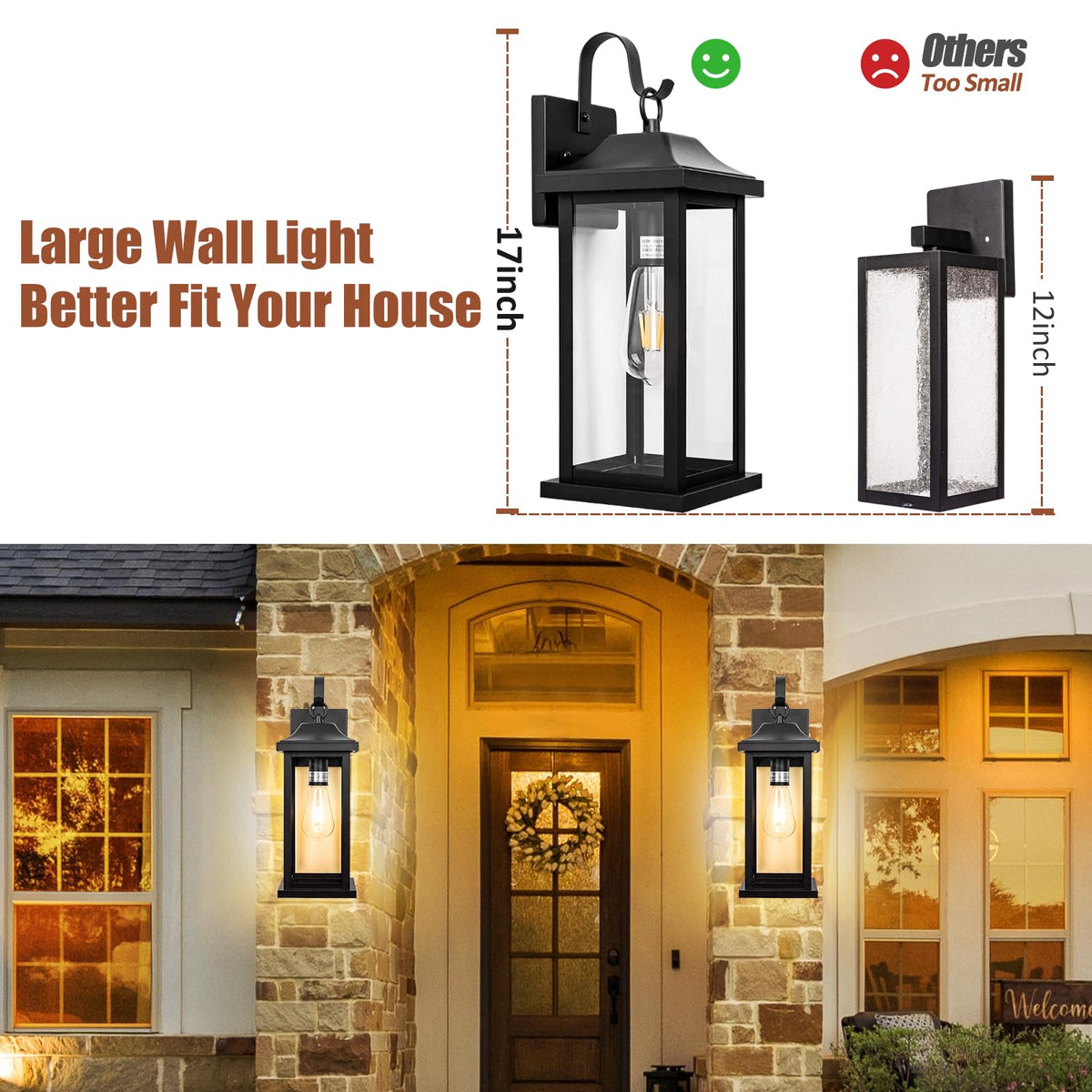 Roravilila clear tempered glass detail emits soft, inviting glow.