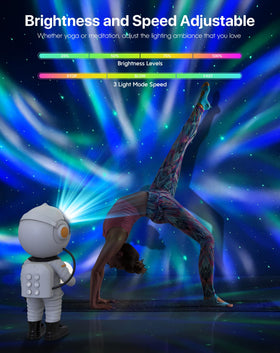 Rossetta Astronaut Galaxy Projector doubles as stylish room decor.