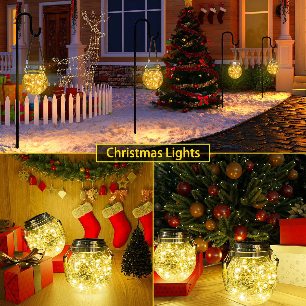 ROSHWEY 30 LED lanterns deliver bright, long-lasting glow.