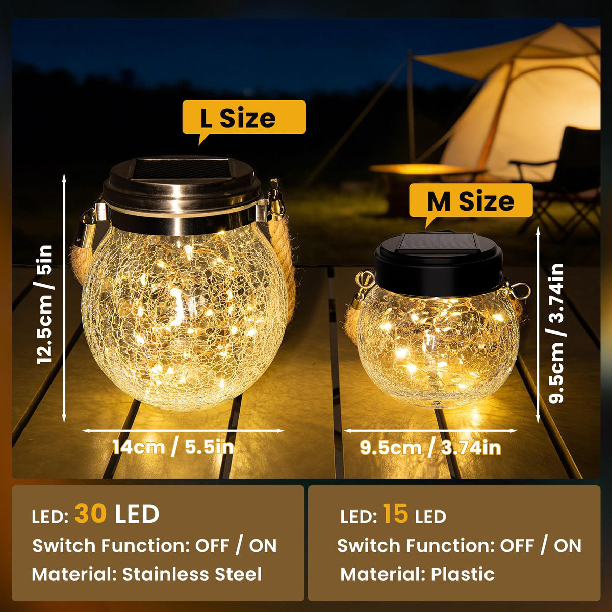 ROSHWEY outdoor lights create soft romantic ambiance on porches
