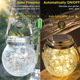ROSHWEY solar panel sensors auto illuminate at night